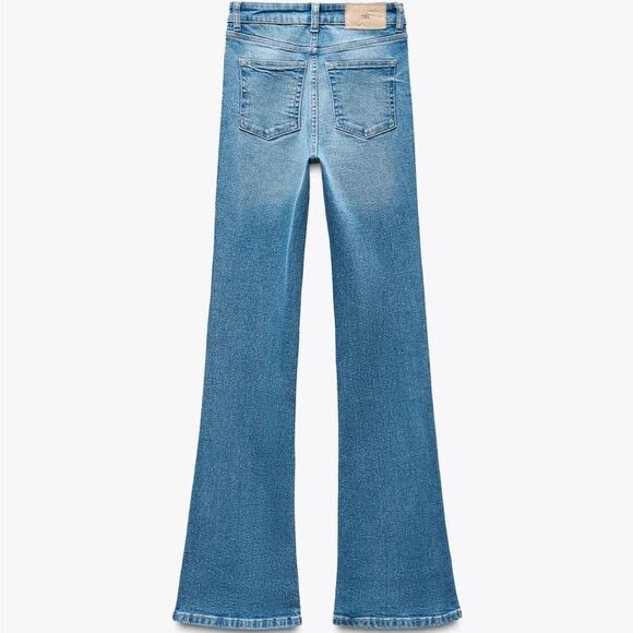 ZARA FLARE Z1975 JEANS WITH A HIGH WAIST - Picture 2 of 4